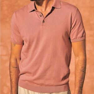 Men's Pink Polo Shirt